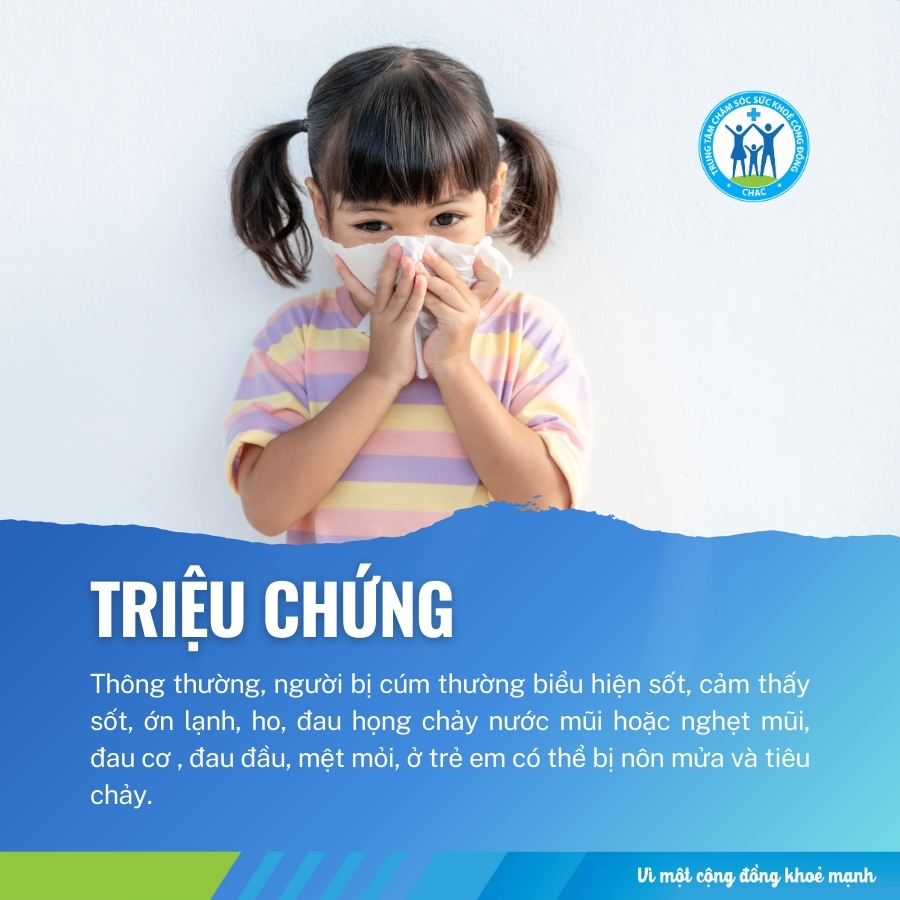 Triệu chứng thông thường của bệnh cúm